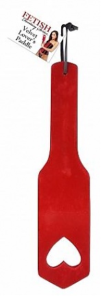 Ff Velvet Lover'S Paddle - Red