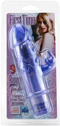 First Time Bunny Teaser Vibrator Waterproof Pink