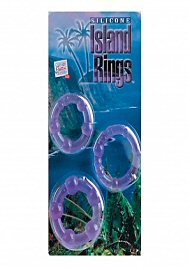 Silicone Island Rings - Purple (135712.-4)